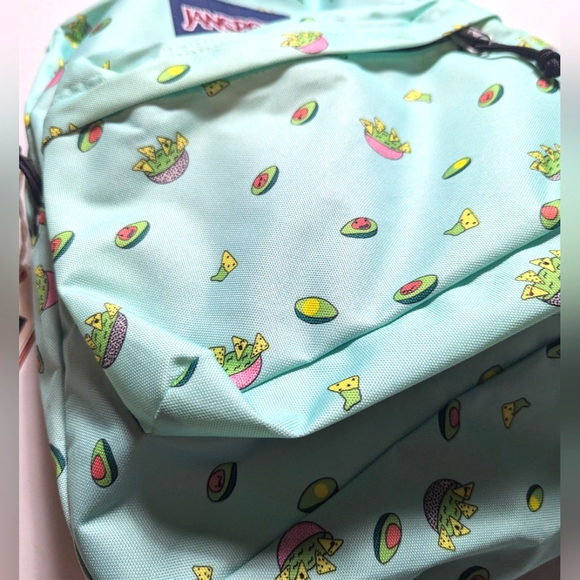 JanSport Superbreak One Backpack - Avocado Party Print - Picture 2 of 10
